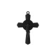 Pingente Crucifixo São Bento Preto 51mm