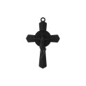 Pingente Crucifixo São Bento Preto 51mm