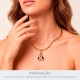 Pingente Nossa Senhora Aparecida Dourado 31mm