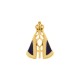 Pingente Nossa Senhora Aparecida Dourado 31mm