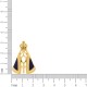 Pingente Nossa Senhora Aparecida Dourado 31mm