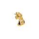 Brinco Nossa Senhora Aparecida Dourado 15mm