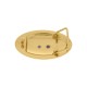 Fivela de Cinto Nossa Senhora Aparecida Dourada 77mm