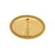 Fivela de Cinto Nossa Senhora Aparecida Dourada 77mm