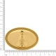 Fivela de Cinto Nossa Senhora Aparecida Dourada 77mm