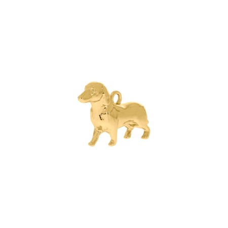 Pingente Cachorro Deutschland Ouro 24mm