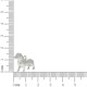 Pingente Cachorro Deutschland Níquel 24mm