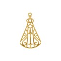 Pingente Nossa Senhora Ouro 40mm