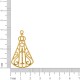 Pingente Nossa Senhora Ouro 40mm