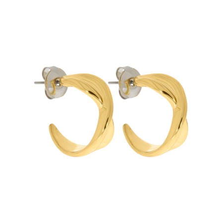 Brinco Dourado Ritmo 22mm