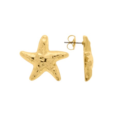 Brinco Estrela Dourado 29mm