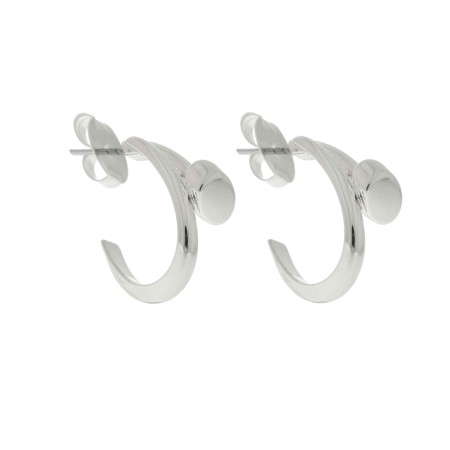 Brinco de Argola Prego Níquel 26mm