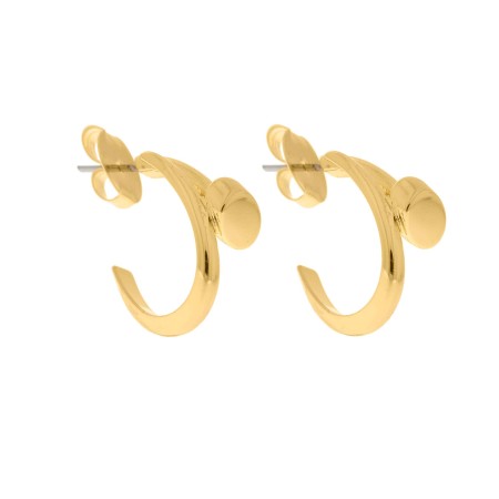 Brinco de Argola Prego Ouro 26mm