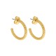 Brinco de Argola Ouro Luxo 24mm