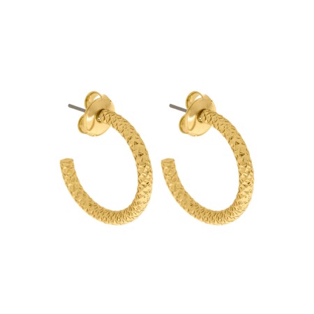 Brinco de Argola Ouro Luxo 24mm