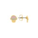 Brinco Cupcake Ouro 10mm