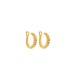 Piercing Fake Ouro com Strass 14mm