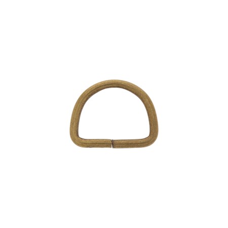 Meia Argola Ouro Velho 20mm
