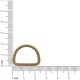 Meia Argola Ouro Velho 20mm