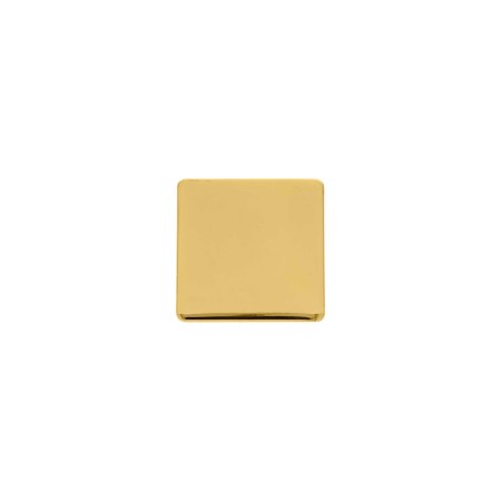 Placa Quadrada Ouro com Garra 18mm