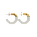 Brinco Ouro com Marfim 24mm