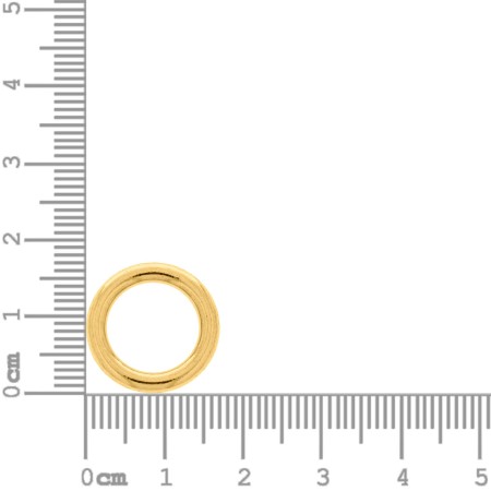 Argola Injetada Ouro 17mm