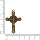 Pingente Crucifixo São Bento Ouro Velho 51mm