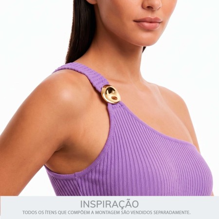 Passador Amassado Orgânico Ouro 30mm