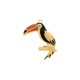 Pingente Tucano Dourado 49mm