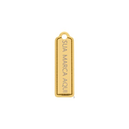 Pingente Medalha Ouro Lisa 30mm