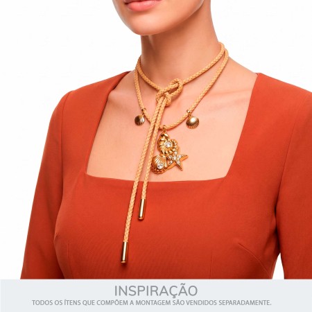 Ponteira de metal Dourado 23mm