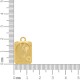 Pingente Boas Energias Ouro com Pedra Bege 21mm
