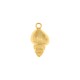 Pingente Concha Dourado 24mm