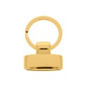 Ponteira com Argola para Chaveiro Ouro 30mm