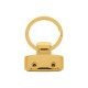 Ponteira com Argola para Chaveiro Ouro 30mm