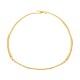 Colar Dourado 132mm