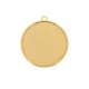 Pingente Oração São Francisco de Assis Ouro 41mm