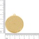 Pingente Oração São Francisco de Assis Ouro 41mm