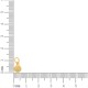 Pingente Concha Ouro 12mm