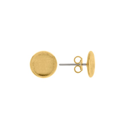 Base para Brinco Ouro para Colagem 10mm
