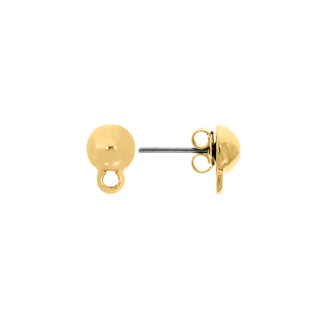 Base para Brinco Ouro 9,80mm