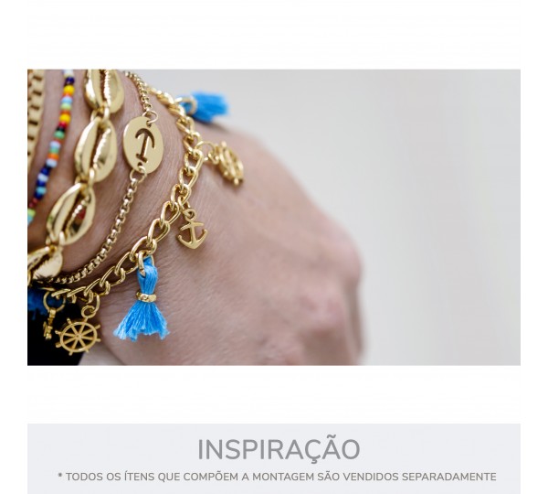 Pingente Âncora Ouro 12mm