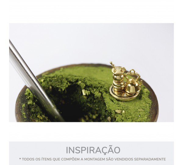 Pingente Chaleira Ouro 18mm