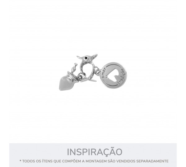 Pingente Chimarrão Níquel 19mm