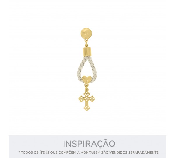 Pingente Cruz Ouro 25mm