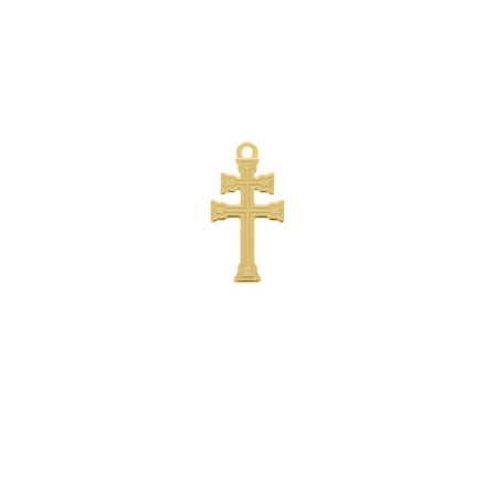 Pingente Ouro Cruz Missioneira 22,5mm