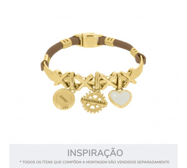 Pingente Engenharia Ouro 18mm