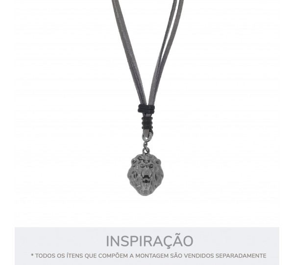Pingente Leão Ouro 32mm