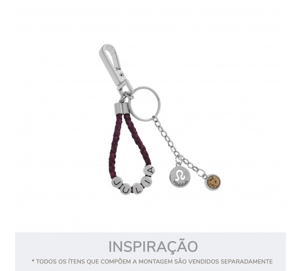 Pingente Signo Leão Níquel 15mm