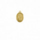 Pingente Medalha Nossa Senhora de Fátima Ouro 25mm